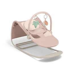 Image showing the Tempo 2 in 1 Baby Bouncer and Rocker, Blush product.