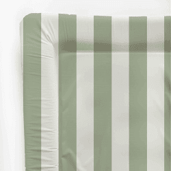 Image showing the Changing Mat, Candy Stripe Sage product.