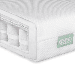 Image showing the Premium Pocket Spring Cot Bed Mattress, 140 x 10 x 70 cm, White product.
