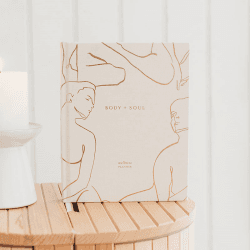 Image showing the Body + Soul Undated Wellness Planner (Cloth Cover), Beige product.