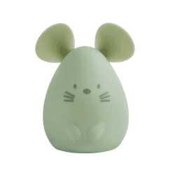 Image showing the Nattou Mouse Night Light, Green product.