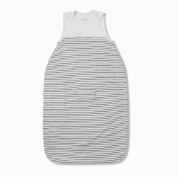 Image showing the Clever Sleeping Bag, 1.5 TOG, 0 - 24 Months, Grey Stripe product.