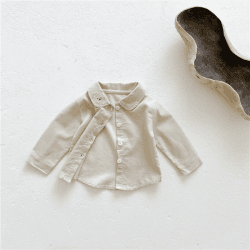 Image showing the Bear Shirt, 0 - 6 Months, Cream product.