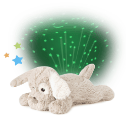 Image showing the Dream Buddies Star Projector Night Light, Brown product.