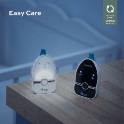 Image showing the Easy Care Audio Baby Monitor, 500m range product.