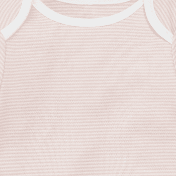 Image showing the Long Sleeve Bodysuit, 0 - 3 Months, Blush Stripe product.
