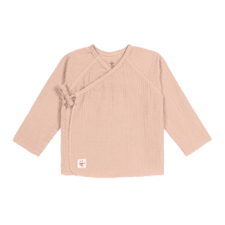 Image showing the Muslin Kimono Top GOTS, 3 - 6 Months, Powder Pink product.