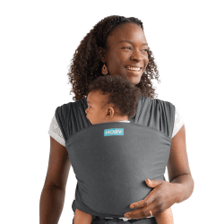 Image showing the Elements Baby Sling Wrap, Asphalt product.
