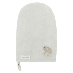 Image showing the Frog Embroidered Bath Mit product.