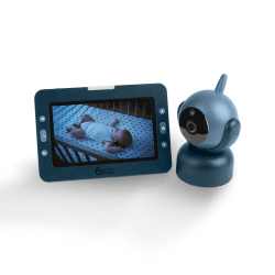 Image showing the Yoo Master Plus Motorised 5" Video Baby Monitor, Blue product.