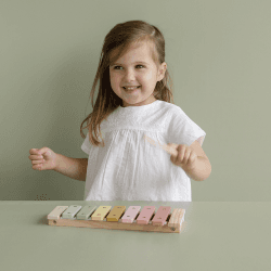 Image showing the Wooden Xylophone, Pink product.