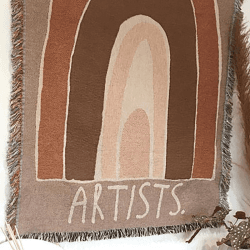 Image showing the Rainbow Recycled Cotton Wall Tapestry, 140 x 100cm, Multi product.