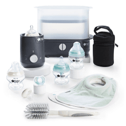 Image showing the 12 Piece Complete Baby Feeding Set, Black product.