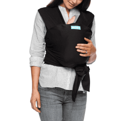 Image showing the Classic Baby Sling Wrap, Black product.