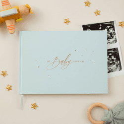 Image showing the My Baby Memory Journal, Aqua product.