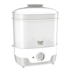 Image showing the Steam Bottle Steriliser, White/Grey product.