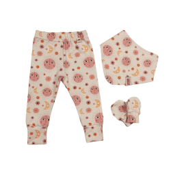 Image showing the 3 Piece Newborn Baby Gift Set, 0 - 6 Months, Girl Power product.