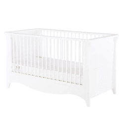 Image showing the Clara Cot Bed excl. Mattress, White product.