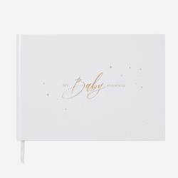 Image showing the My Baby Memory Journal, White product.
