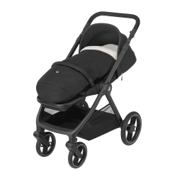 Image showing the Oxford Select 9 Piece Travel System Bundle (+ Pebble S Car Seat), Twillic Black product.
