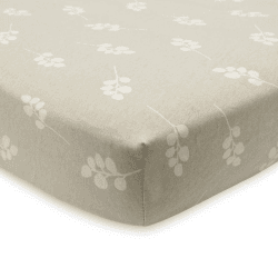 Image showing the Twig Jersey Bedside Crib Fitted Sheet, 50 x 80cm, Olive Green product.