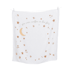 Image showing the Milestone Muslin Blanket & Cards Gift Set, Written in the Stars product.
