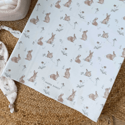 Image showing the Anti Roll Changing Mat, Bunnies product.