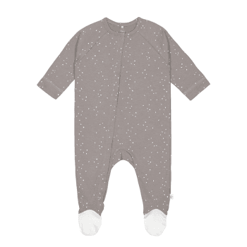 Image showing the Sleepsuit Pyjama GOTS, 3 - 6 Months, Sprinkle Taupe product.