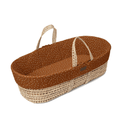 Image showing the Moses Basket & Mattress, Terracotta Rice product.
