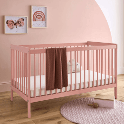 Image showing the Nola Cot Bed excl. Mattress, Soft Blush product.