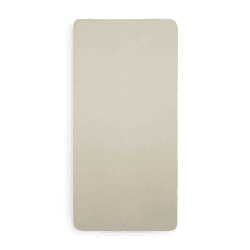 Image showing the Pack of 2 Jersey Fitted Cot Sheets, Nougat product.