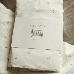 Image showing the Cotbed Fitted Sheet, Nettle Scatter product.