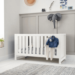 Image showing the Tivoli 3 in 1 Cot Bed, White product.