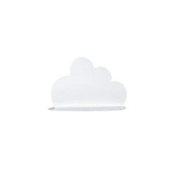 Image showing the Maggie Metal Cloud Shelf, White product.