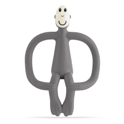 Image showing the Original Monkey Teething Toy, Grey product.