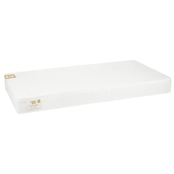 Image showing the Anti Allergy Coir Pocket Sprung Cot Bed Mattress, Rose Gold product.