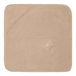 Image showing the Pure Knitted Wrap Blanket, 75 x 75cm, Beige product.
