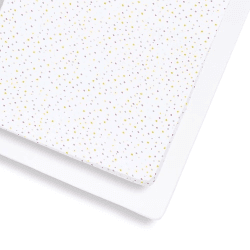 Image showing the Pack of 2 Cot & Cot Bed Fitted Sheets, W70 x L140cm, Multi Spot product.