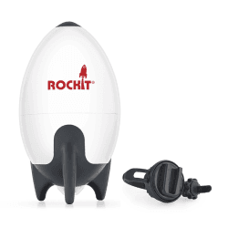 Image showing the Rechargeable Portable Pushchair Rocker, White product.