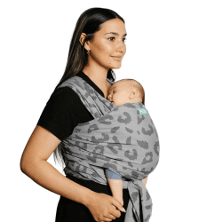 Image showing the Classic Baby Sling Wrap with Print, Night Leopard product.