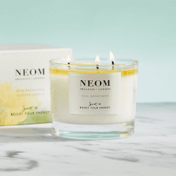 Image showing the Scent to Boost Your Energy Scented Candle Feel Refreshed, 420g, White product.