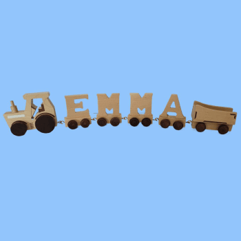 Image showing the Natural Wooden Letter A, Natural product.