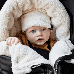 Image showing the Cozy Footmuff, Aviator Black product.