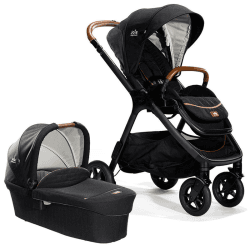 Image showing the Finiti Flex Pushchair & Carrycot Bundle, Eclipse product.