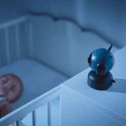 Image showing the Yoo Master Plus Additional Camera for Baby Monitor, Blue product.