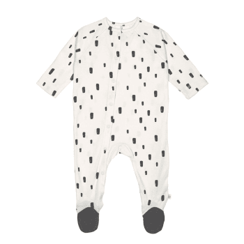 Image showing the Sleepsuit Pyjama GOTS, 0 - 3 Months, Bricks Milky product.