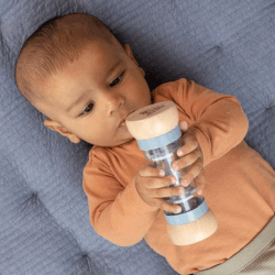 Image showing the Sailors Bay Rain Rattle, Blue product.