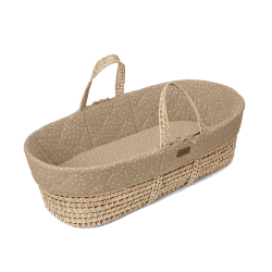 Image showing the Moses Basket & Mattress, Truffle Rice product.