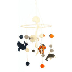 Image showing the Ocean Creatures Felt Mobile, Multi product.