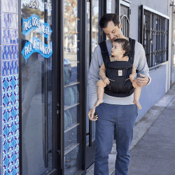Image showing the Omni Breeze Baby Carrier, Onyx Black product.